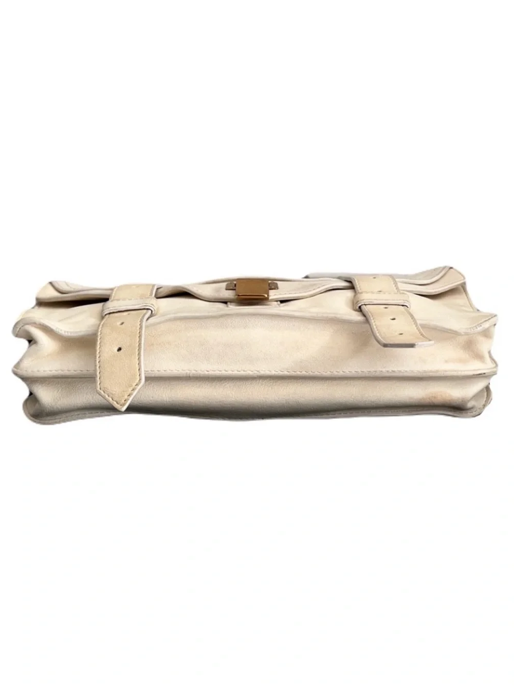 Proenza Schouler Ivory Leather PS1 Pochette Clutch